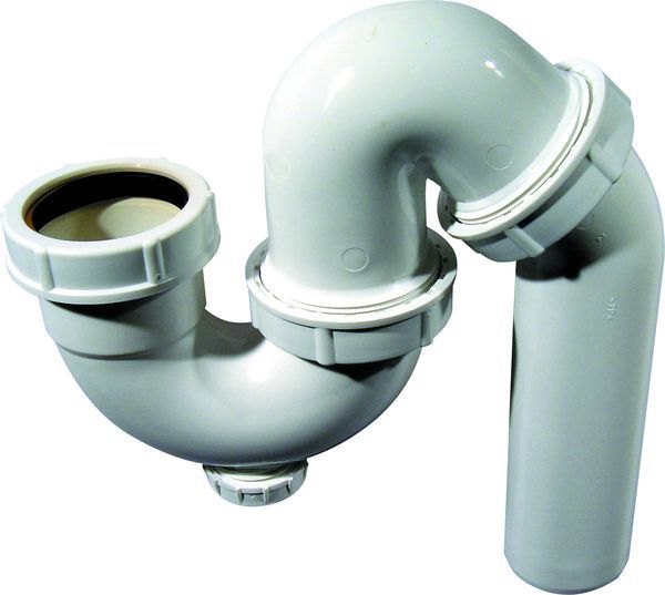 Køkkenvandlås 50 mm plast