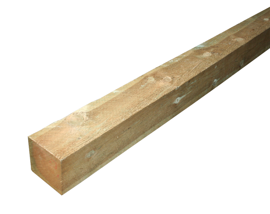 SOLID Trykimprægneret Stolper - 97x97mm fyr