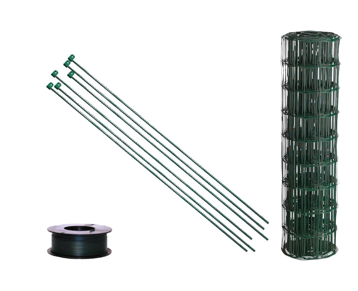 NSH Grønt Trådhegn - Sæt til 75 m - 90 cm højt