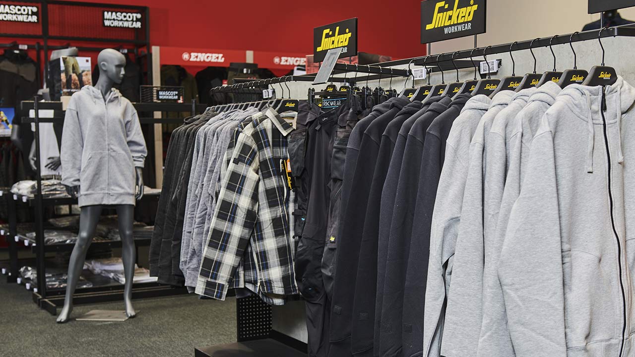 T&oslash;jafdeling i Bygma butik