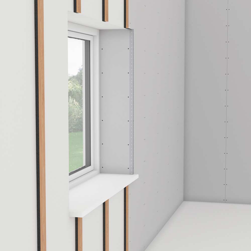 Isolering af v&aelig;gge med varmv&aelig;g