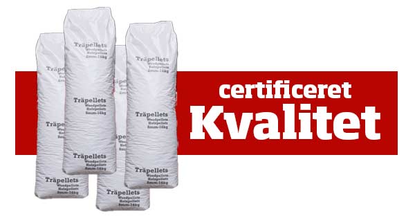6 mm og 8mm certificerede tr&aelig;piller