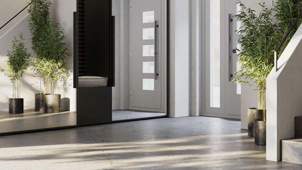 Entregulv med fliser