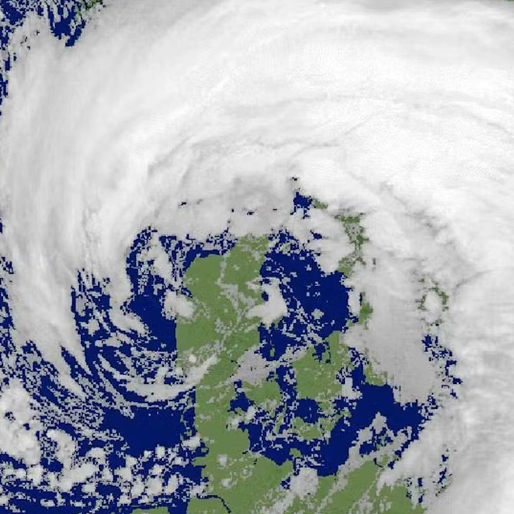 Stormvejr over Danmark (DMI)