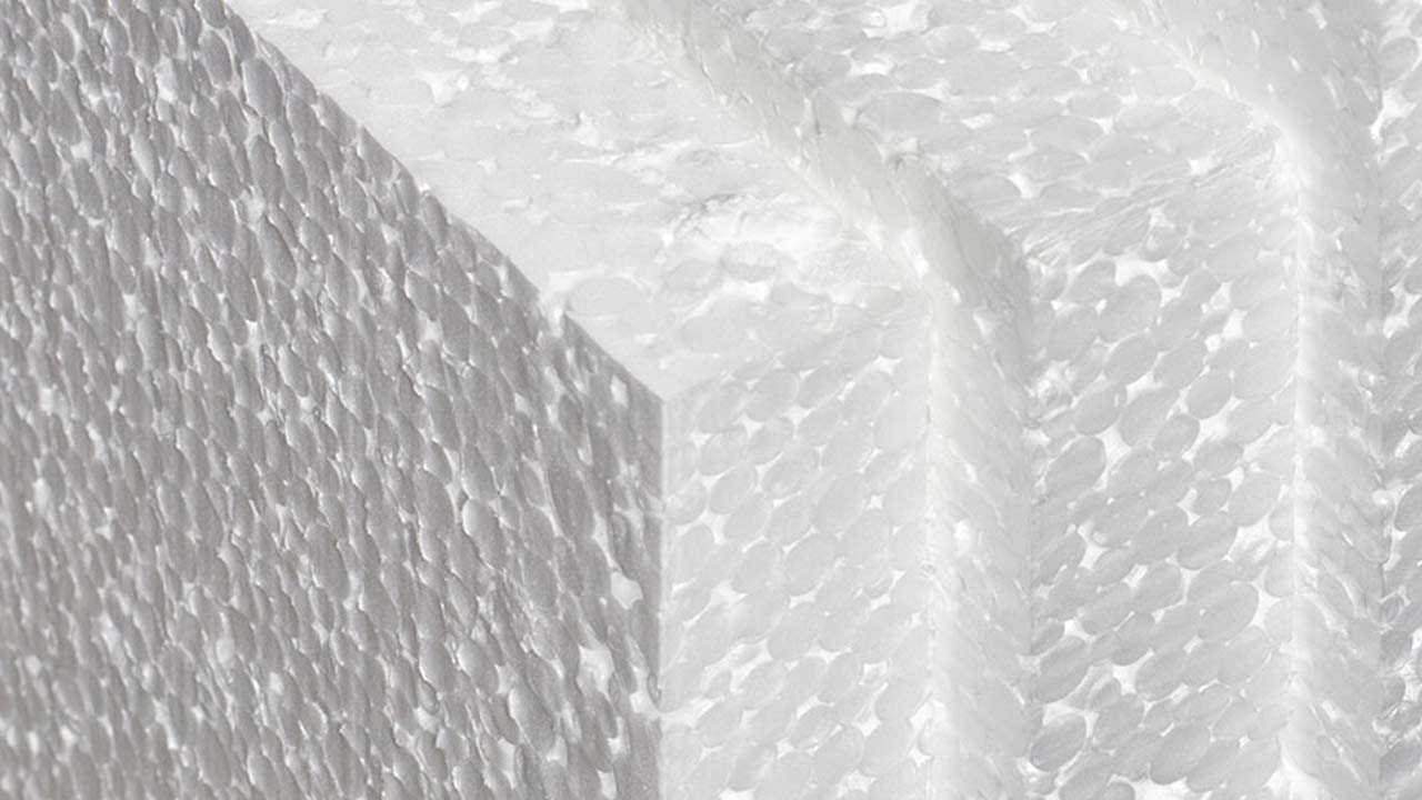 Zoom p&aring; EPS isolering