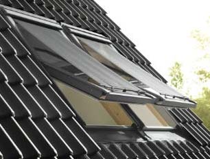 Velux markise på vippevindue