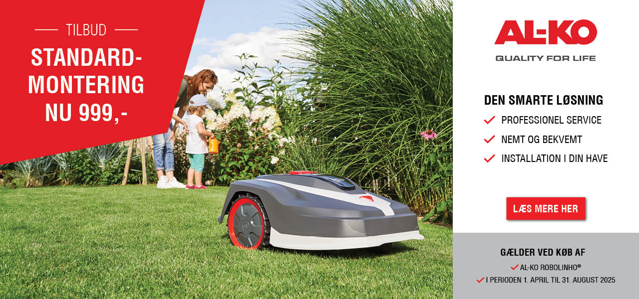 Montering af AL-KO robotpl&aelig;neklipper