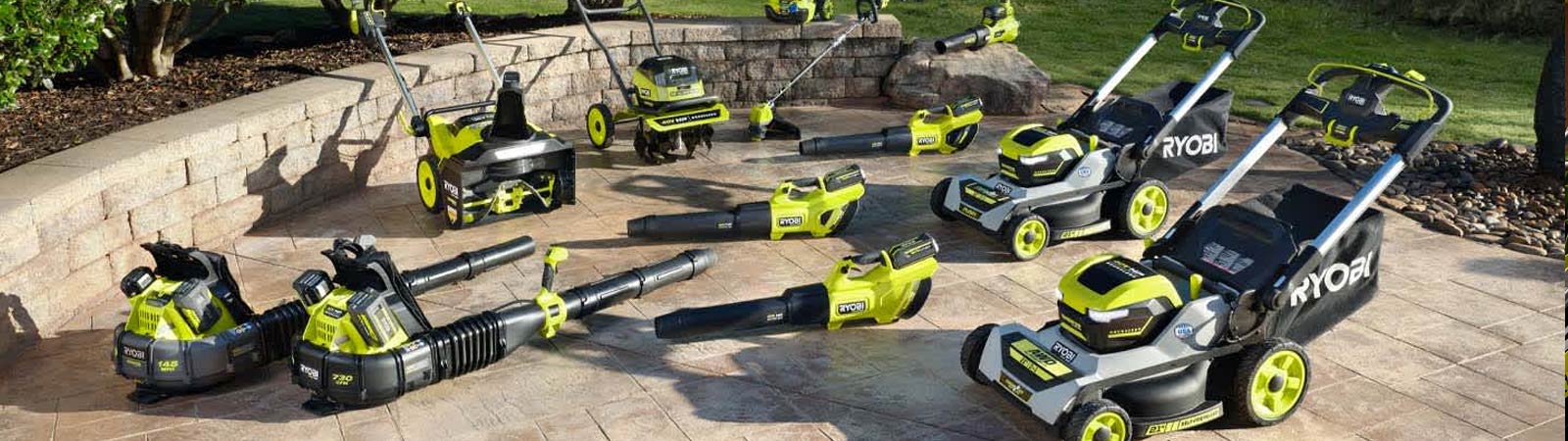 Inspiration til valg af Ryobi havemaskiner