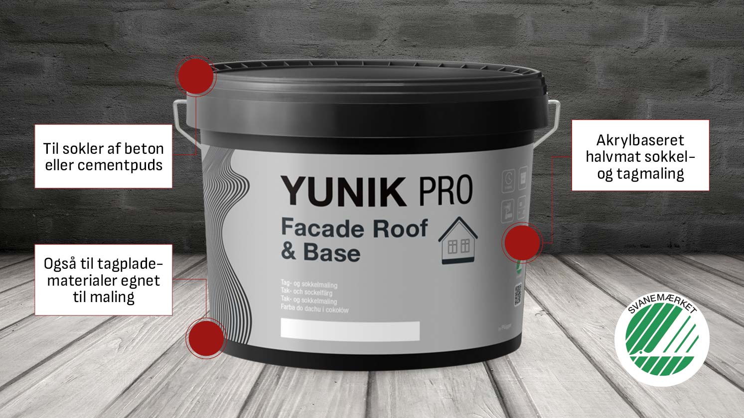 Yunik Pro Roof and Base sokkel- og tagmaling