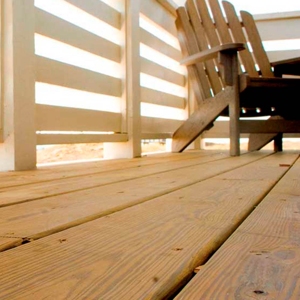 Trykimpr&aelig;gnerede terrassebr&aelig;dder til tr&aelig;terrasse