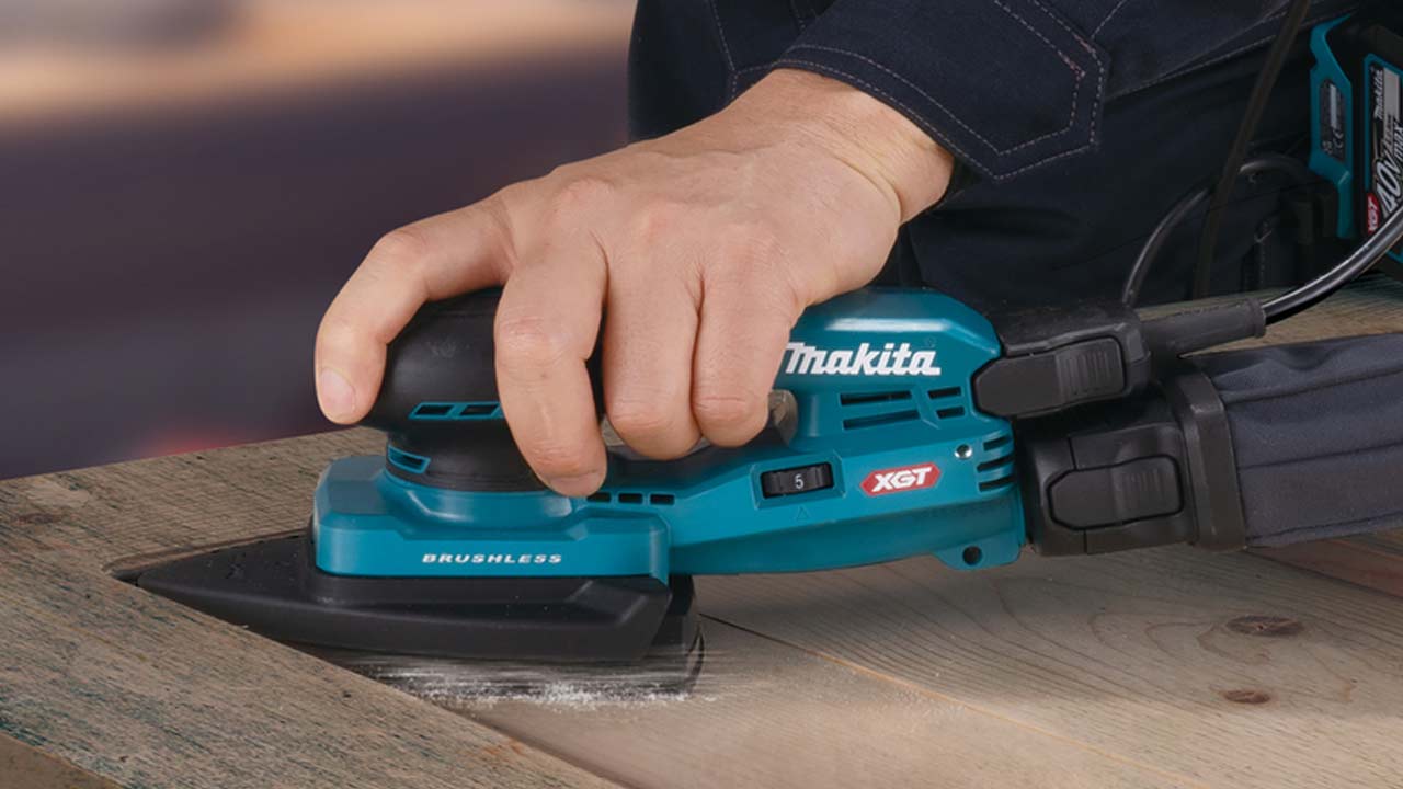 Makita deltasliber sliber t&aelig;t ind i hj&oslash;rner