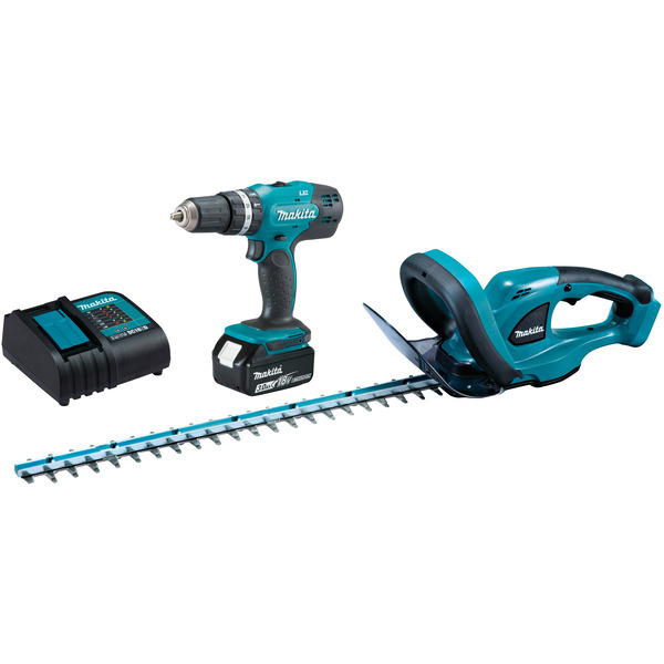Makita Kombo Kit - Hækkeklipper & Boremaskine DLX2113S