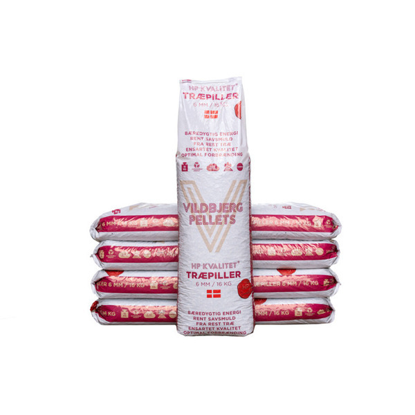 Træpiller HP-Kvalitet  6mm