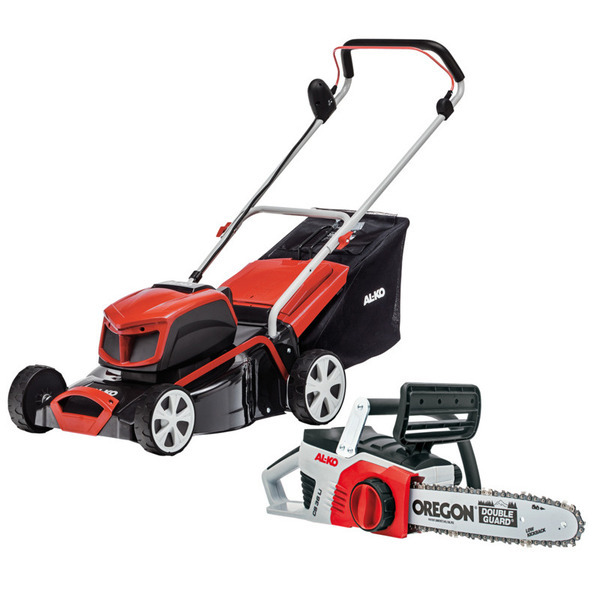 AL-KO Plæneklipper EnergyFlex inkl. batteri og lader + Kædesav 36 V CS 4030