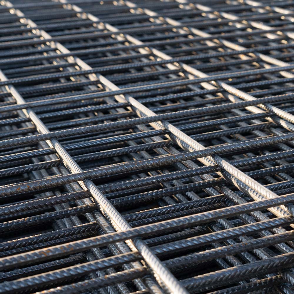 Armeringsnet til fundament, betond&aelig;k og v&aelig;gge