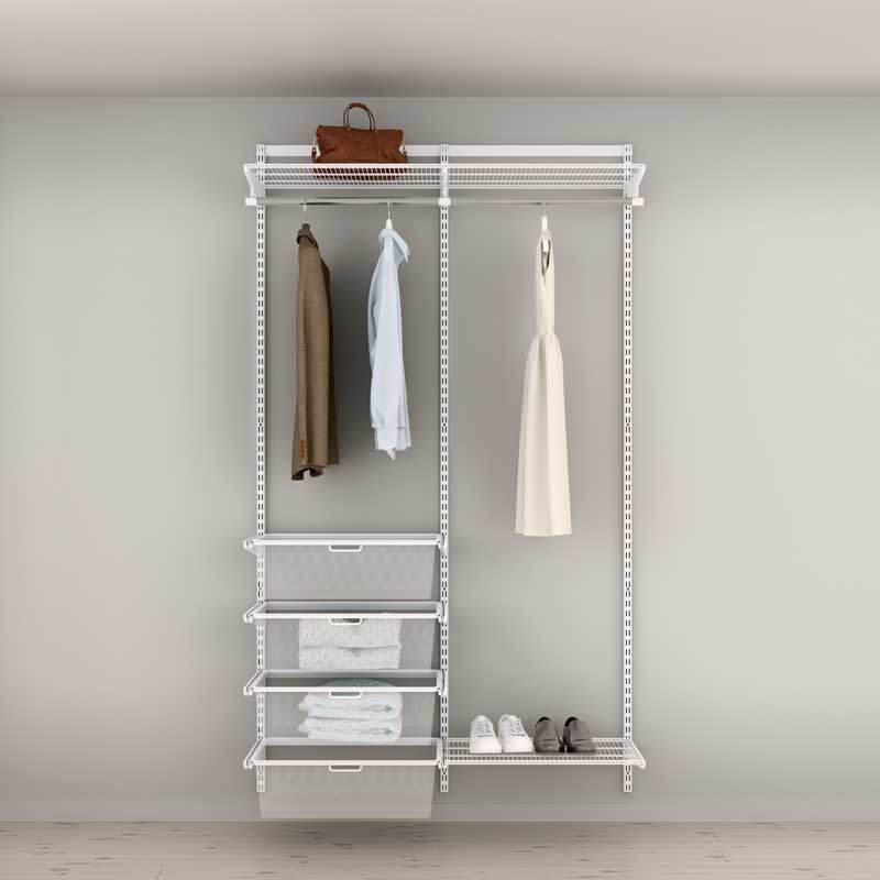 Pakkel&oslash;sninger med Elfa opbevaringssystem