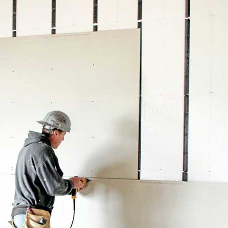 Gipsplader til skillevaegge hos Bygma