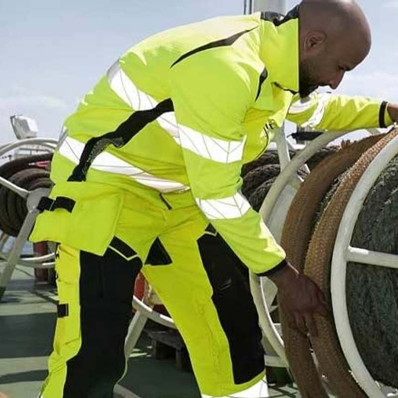 High visibility sikkerhedst&oslash;j