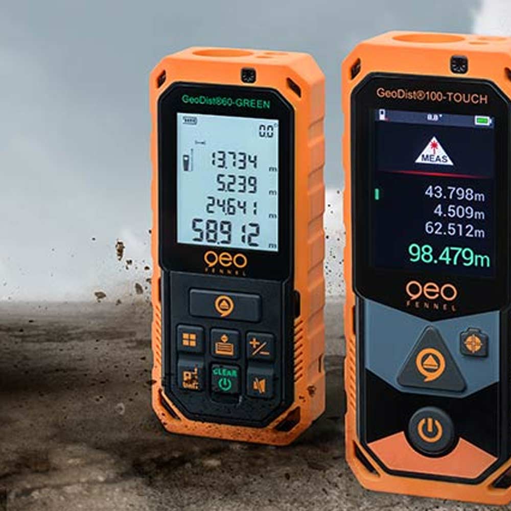 Laser afstandsm&aring;lere fra Geofennel