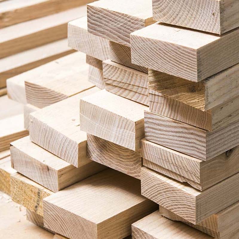 Planker af ubehandlet tr&aelig;