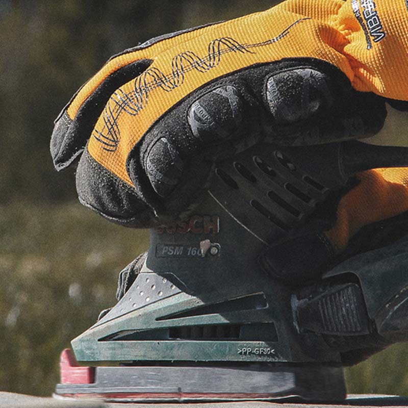 Vibrationsd&aelig;mpende handsker fra Eureka