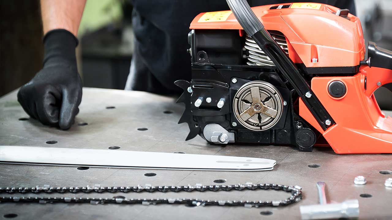 Motorsav kæde og reservedele til havemaskiner