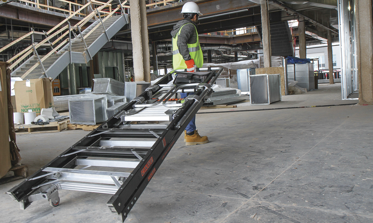 Jumbo Stige p&aring; byggeplads