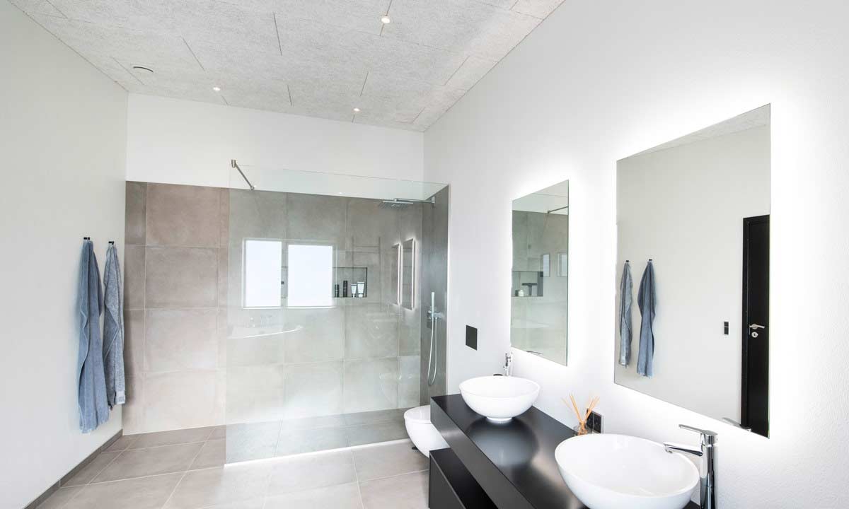 V&aring;drumsgips til v&aelig;gge og lofter i badev&aelig;relse