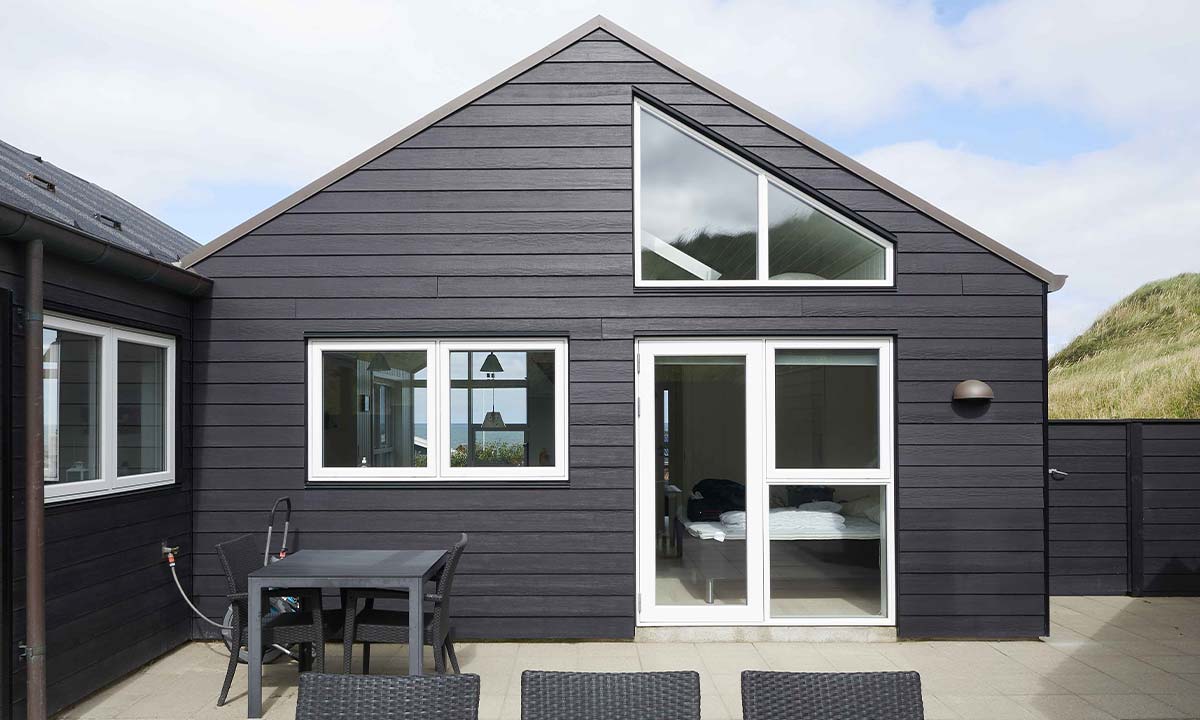 Facade med Hardieplank facadebr&aelig;dder