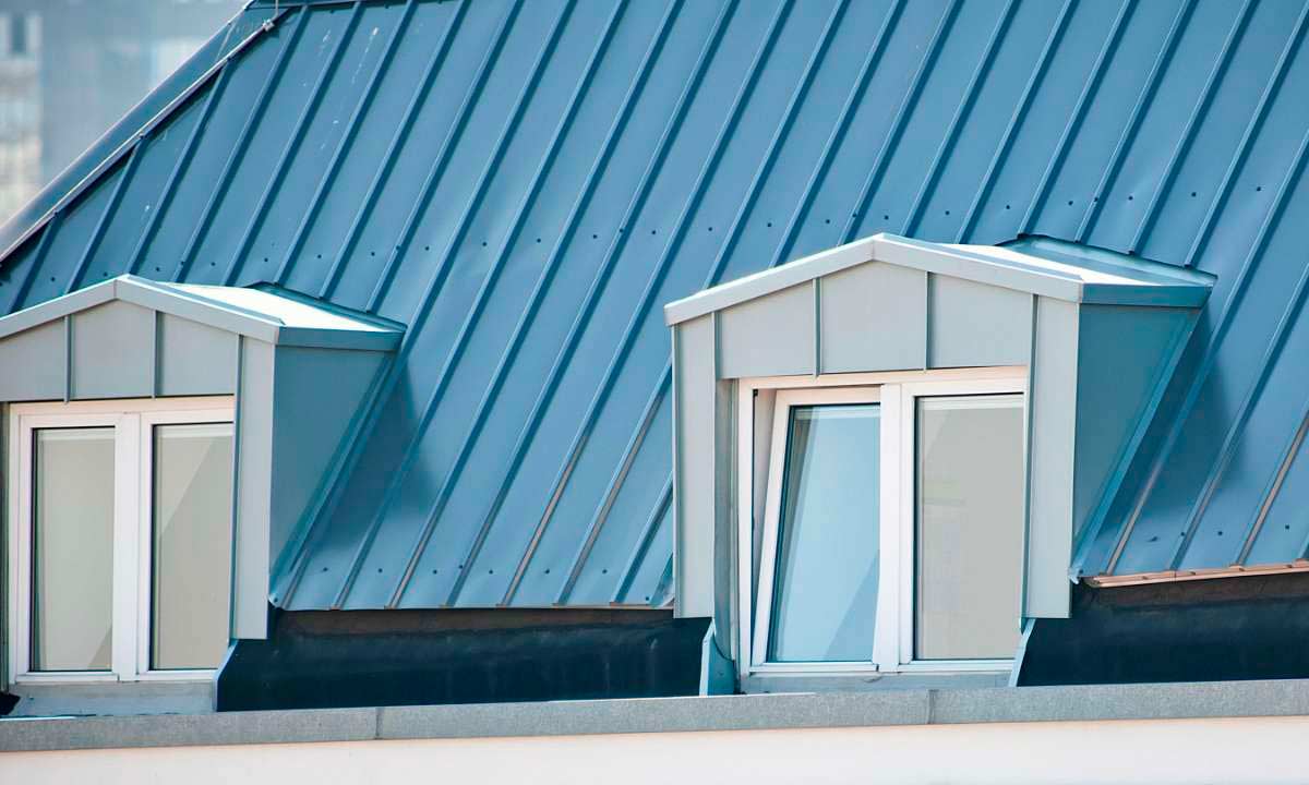 St&aring;ltag med st&aring;ltagplader fra DS