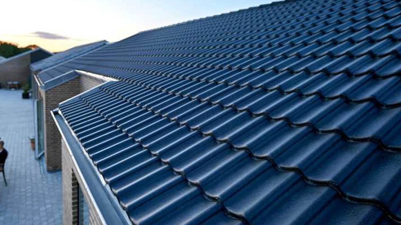 IBF tagsten og beton tagsten p&aring; r&aelig;kkehuse