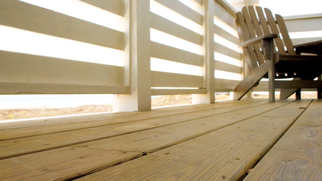 Trykimprægneret træ til terrassen