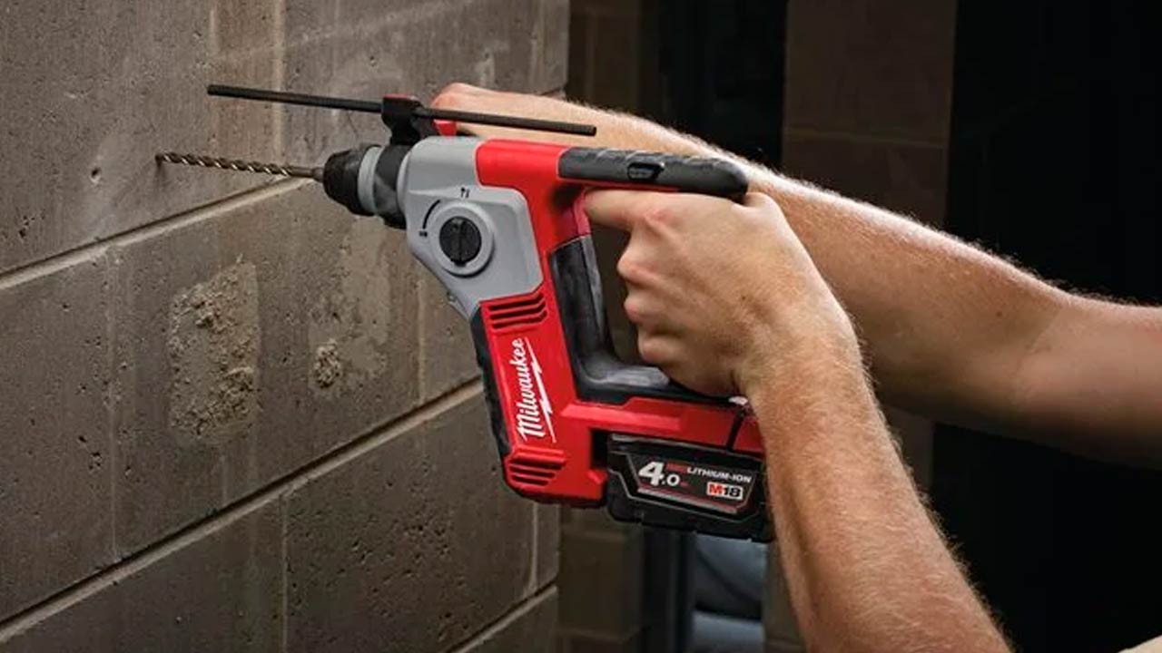 Borehammer og mejselhammer til beton og fliser