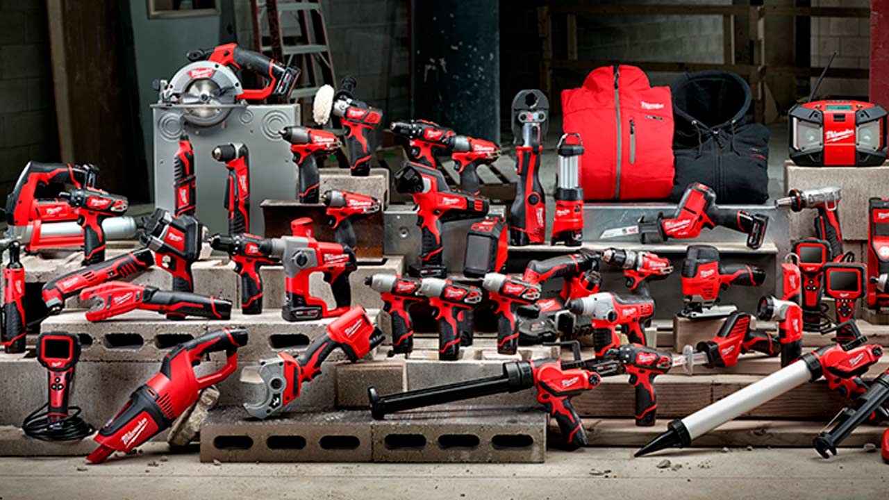 Udvalg i el-v&aelig;rkt&oslash;j fra Milwaukee, Makita m.m.