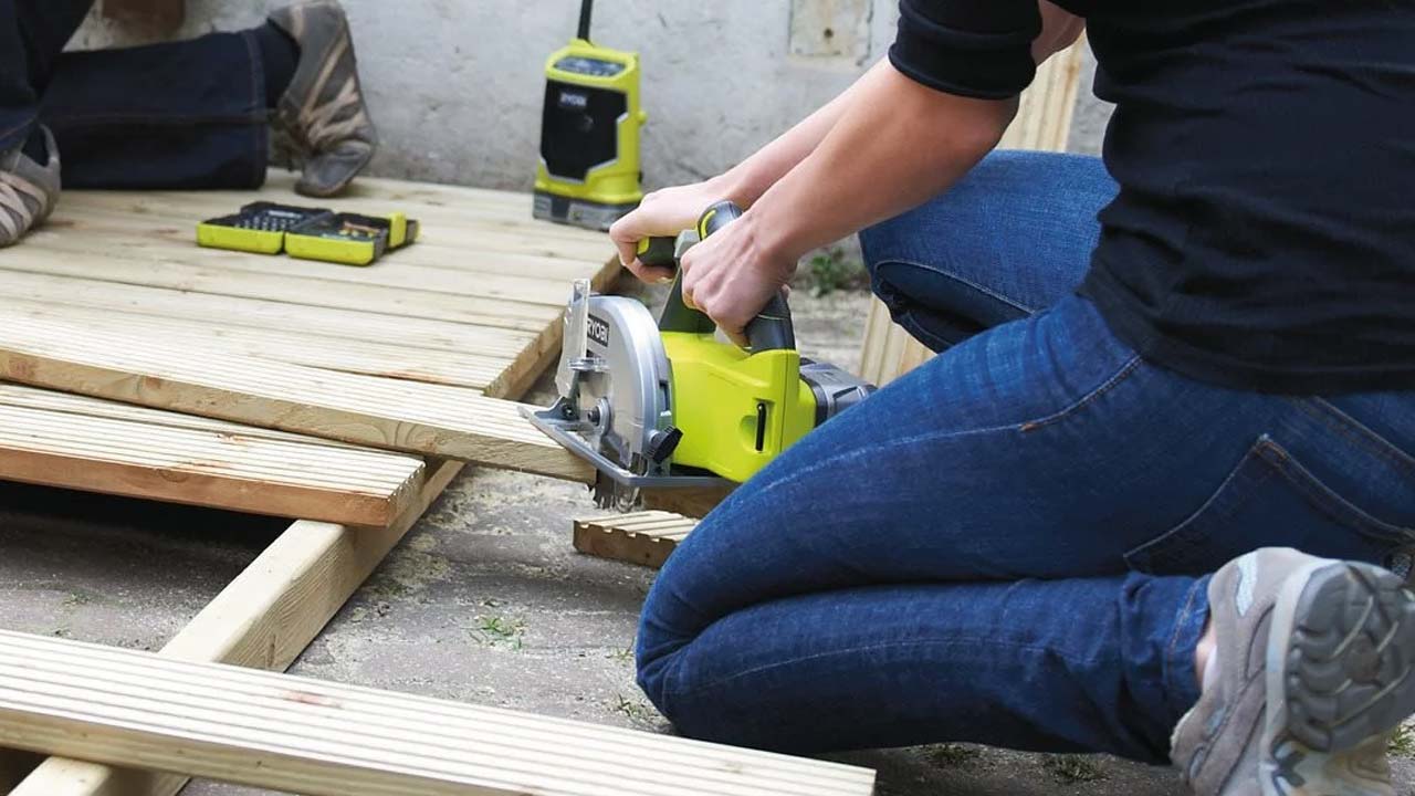 Akku rundsav fra Ryobi