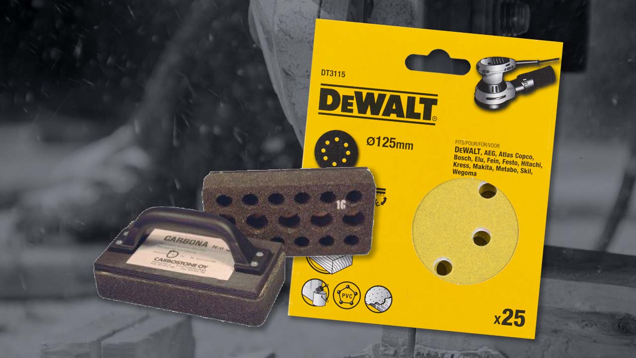 Slibeudstyr og slibev&aelig;rkt&oslash;j