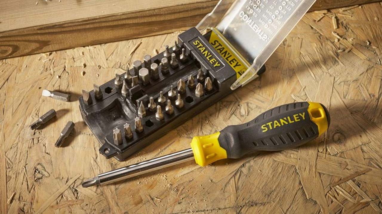Stanley skruetr&aelig;kker med bits