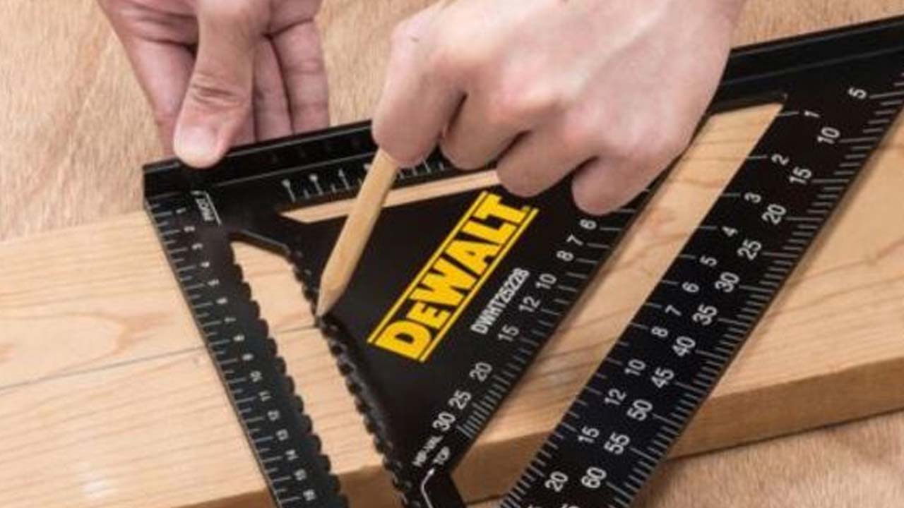 DEWALT speedvinkel til afm&aelig;rkning af tr&aelig;