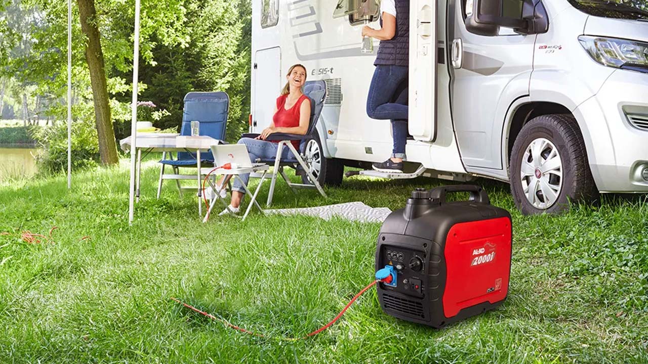 Mobil benzin generator til camping og n&oslash;dsituationer