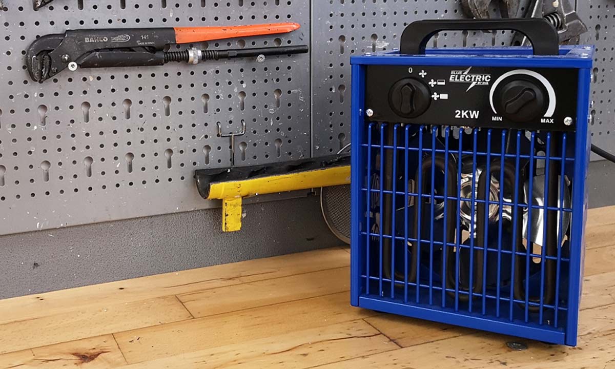 Varmebl&aelig;ser til v&aelig;rkstedet