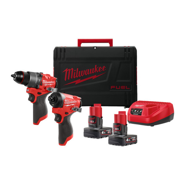 Milwaukee M12 Powerpack 2 dele - 12V FPP2A2-402X Sæt