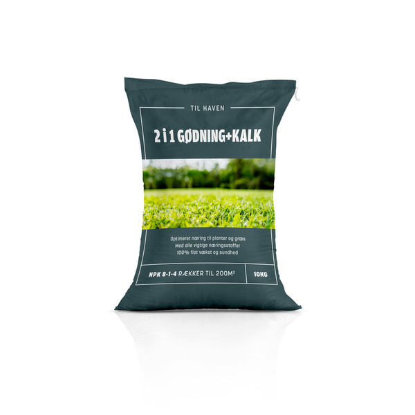 2i1 Gødning + Kalk 10kg