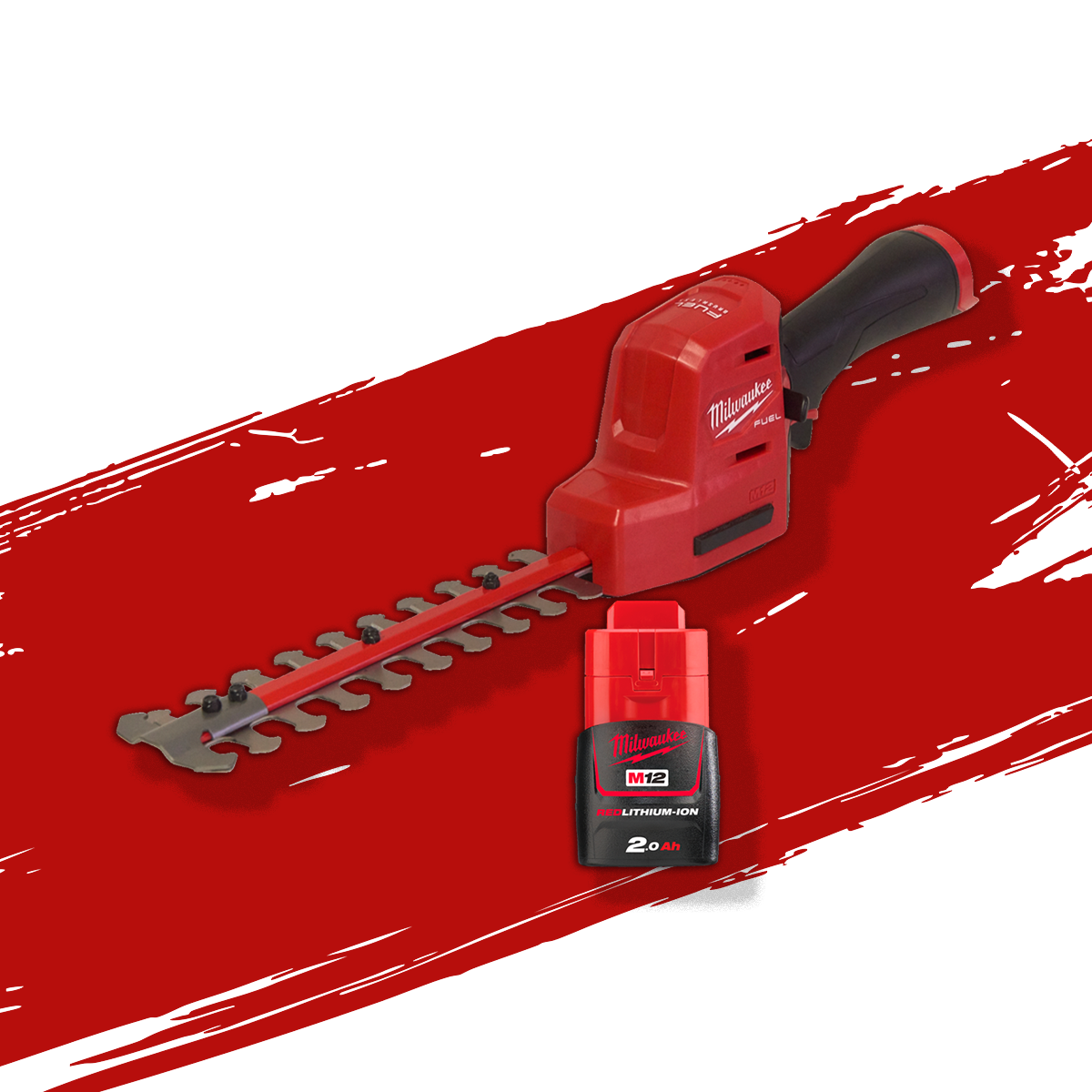 Milwaukee M12 H&aelig;kkeklipper
